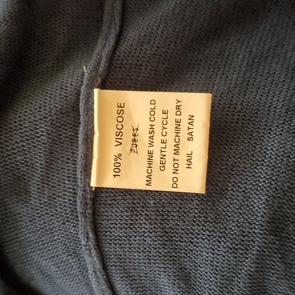 Fashion Brand Company Trompe A L'Oeil Knit Dress - Size XL - Picture 4 of 5